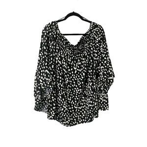 ODDY Monochrome Patterned Blouse